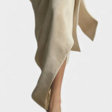 Énélya Asymmetrical Velvet Casual Ensemble