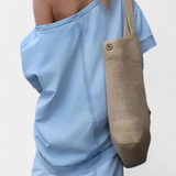 Apolonia Asymmetrical Denim Set with Long Skirt