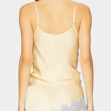 Mirren Satin and Lace Contrast Set with Flowing Midi Skirt