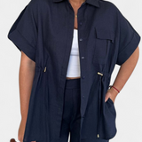 Lani Relaxed Fit Two-Piece Linen and Cotton Set