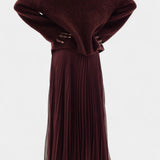 Gia Oversized Sweater & Tailored Midi Skirt Ensemble