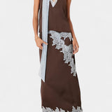 Elvira Coordinated Set Featuring Contrasting Lace Accents