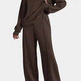 Tiara Relaxed Fit Sweatshirt & High-Waisted Trousers Set
