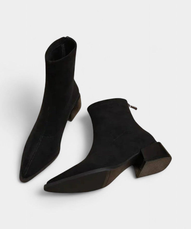 Florette Stylish and Cozy Heeled Boots