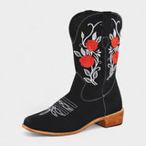 Pink Virginia Embroidered Cowboy Boots