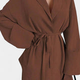 Amy V-Neck Blazer and Flared Pants Set