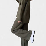 Florisse Stylish Casual Knit Set with Side Slit