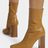 Linde Contemporary Mid-Calf Boots with a Spacious Fit