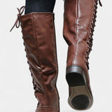 Minvera Cushioned Sole High Boots with Versatile Style
