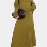 Patricia High Neck Sweater and Ribbed Maxi Skirt Set