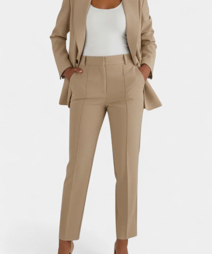 Kaia Soft Fabric Two-Piece Fitted Set