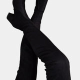 Dorine Chunky-Heeled Thigh-High Boots