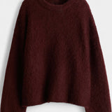 Gia Oversized Sweater & Tailored Midi Skirt Ensemble