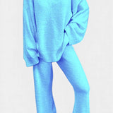 Siléale Cozy V-Neck Two-Piece Daily Outfit