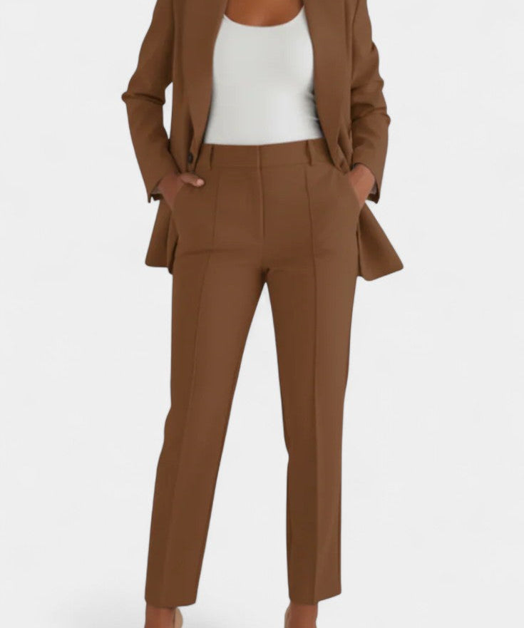 Kaia Soft Fabric Two-Piece Fitted Set