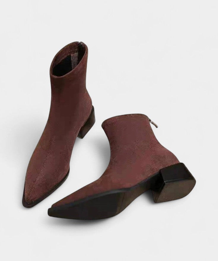 Florette Stylish and Cozy Heeled Boots