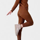 Perdita Cardigan & Twisted Jacquard Pullover Set - Casual Ensemble