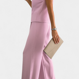 Paloma Sleeveless Set with Chic Flowing Pants