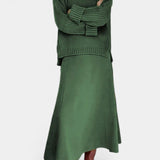 Patricia High Neck Sweater and Ribbed Maxi Skirt Set