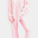 Siléale Cozy V-Neck Two-Piece Daily Outfit