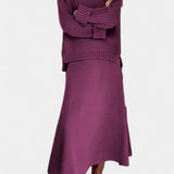 Patricia High Neck Sweater and Ribbed Maxi Skirt Set