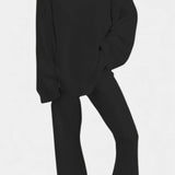 Siléale Cozy V-Neck Two-Piece Daily Outfit