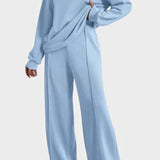Tiara Lounge Set: Sweatshirt & High-Waisted Trousers