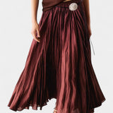 Gia Oversized Sweater & Tailored Midi Skirt Ensemble