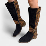 Carenza Stylish and Cozy Leopard Print Boots