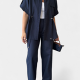Lani Relaxed Fit Two-Piece Linen and Cotton Set
