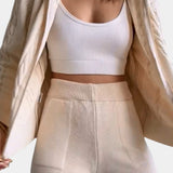 Perdita Cardigan & Twisted Jacquard Pullover Set - Casual Ensemble