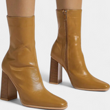 Linde Contemporary Mid-Calf Boots with a Spacious Fit