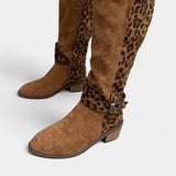 Carenza Stylish and Cozy Leopard Print Boots