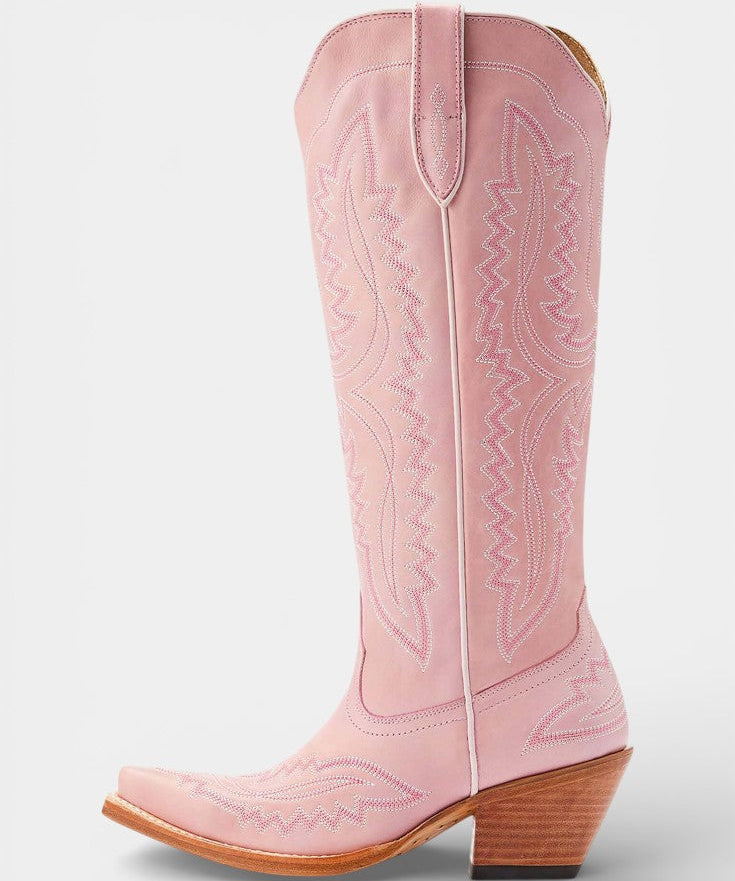 Zélie Retro Western Embroidered Pointed Toe Booties
