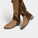 Carenza Stylish and Cozy Leopard Print Boots