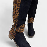 Carenza Stylish and Cozy Leopard Print Boots