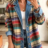 Charlotte | Vintage Patchwork Denim Jacket