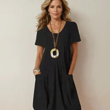 Kwani | Easy Casual Flow Midi Dress