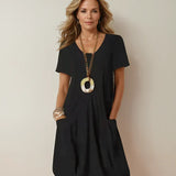 Kwani | Easy Casual Flow Midi Dress