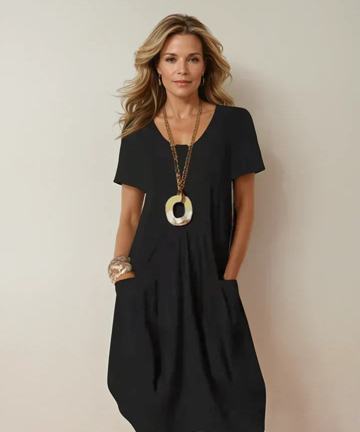 Kwani | Easy Casual Flow Midi Dress