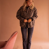 Alexis | Leopard-Print Shirt Jacket