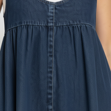 Ivy | Vintage Denim Maxi Dress