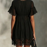 Anabelle - Black Mini Dress