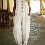Chloe | Vintage-Wash Denim Jumpsuit