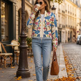 Tabitha | Garden Floral Zip Cardigan