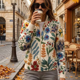 Tabitha | Garden Floral Zip Cardigan
