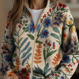 Tabitha | Garden Floral Zip Cardigan